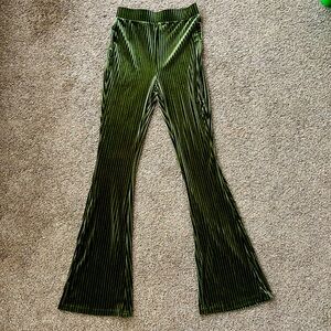 Beautiful Velvet looking Flare Pants